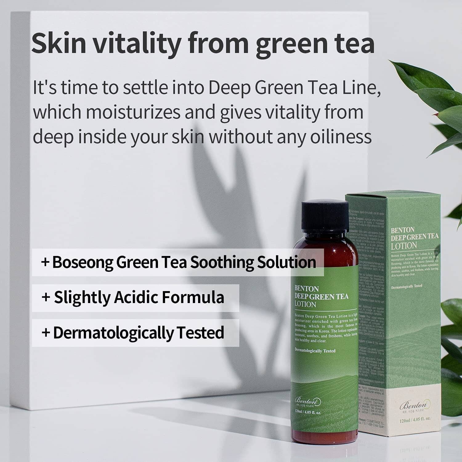 *** SALE *** Benton Deep Green Tea Lotion 120ml ***EXP ON 2025-01-04*** Skin Care Benton ORION XO Sri Lanka