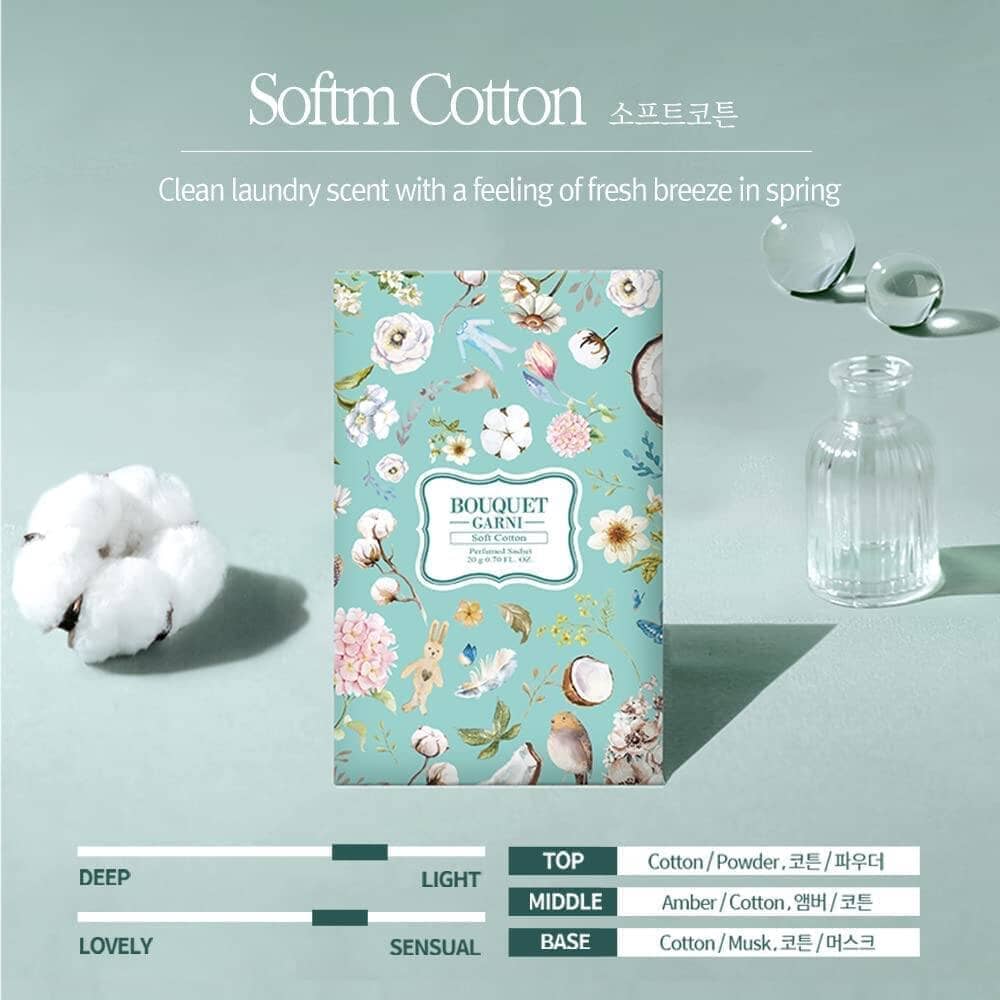 *** SALE *** BOUQUET GARNI Perfumed Sachet - Soft Cotton 20g ***EXP ON 2024-11-01*** Lifestyle BOUQUET GARNI ORION XO Sri Lanka