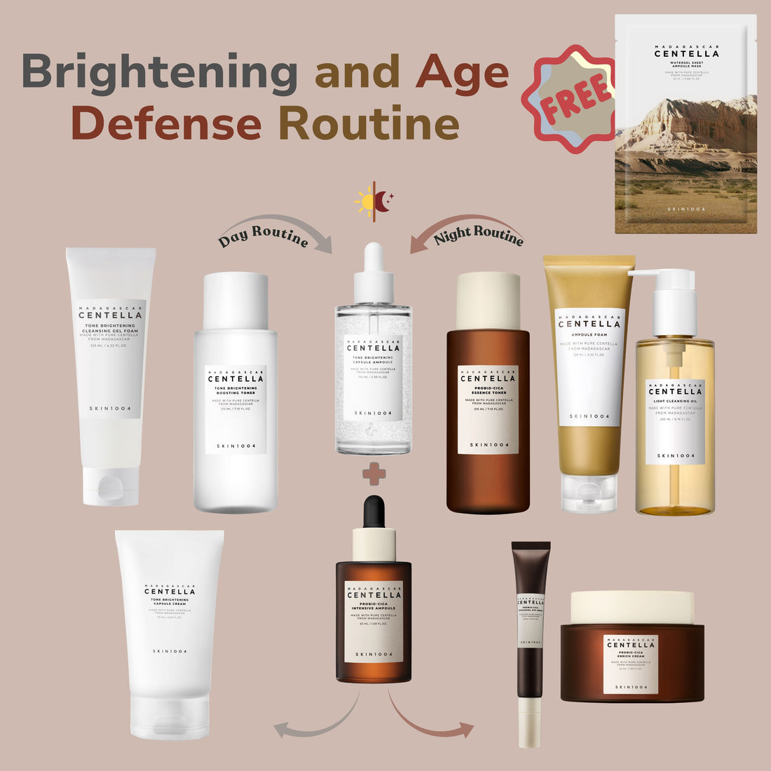 SKIN1004 Brightening and Age Defense Routine Skin Care SKIN1004 ORION XO Sri Lanka