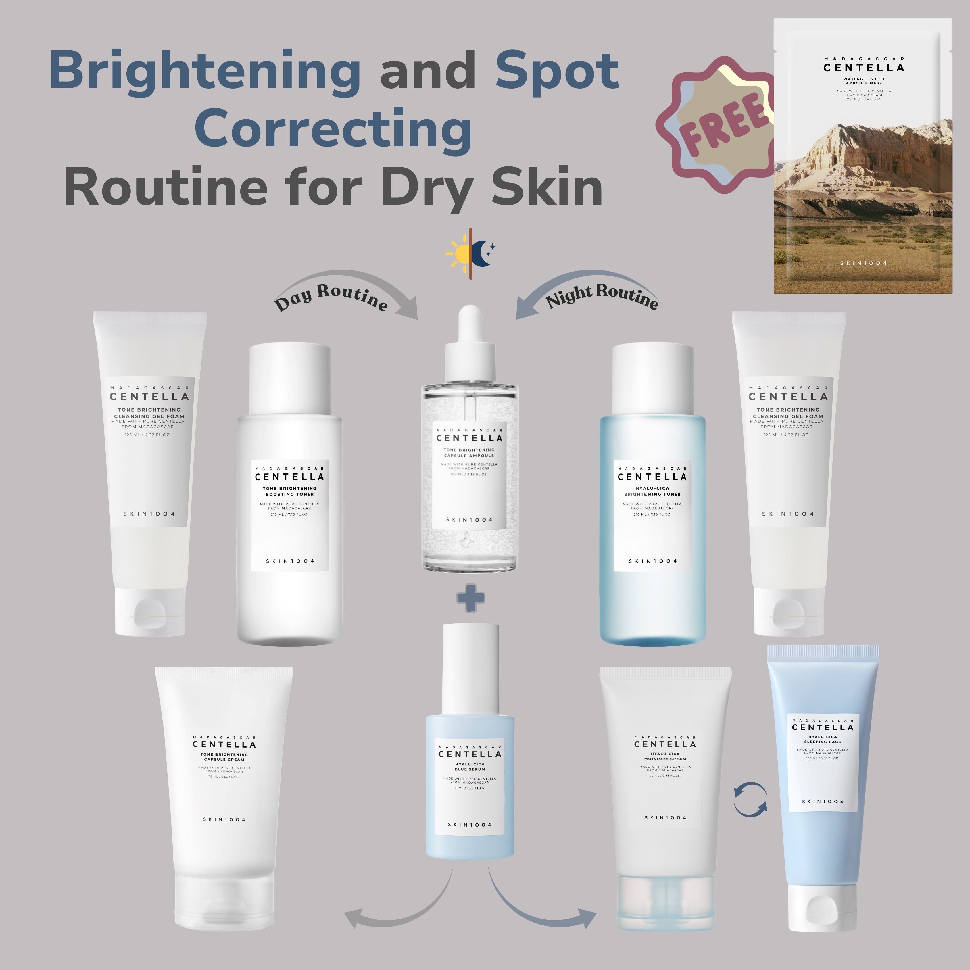 SKIN1004 Brightening and Spot Correcting Routine for Dry Skin Skin Care SKIN1004 ORION XO Sri Lanka