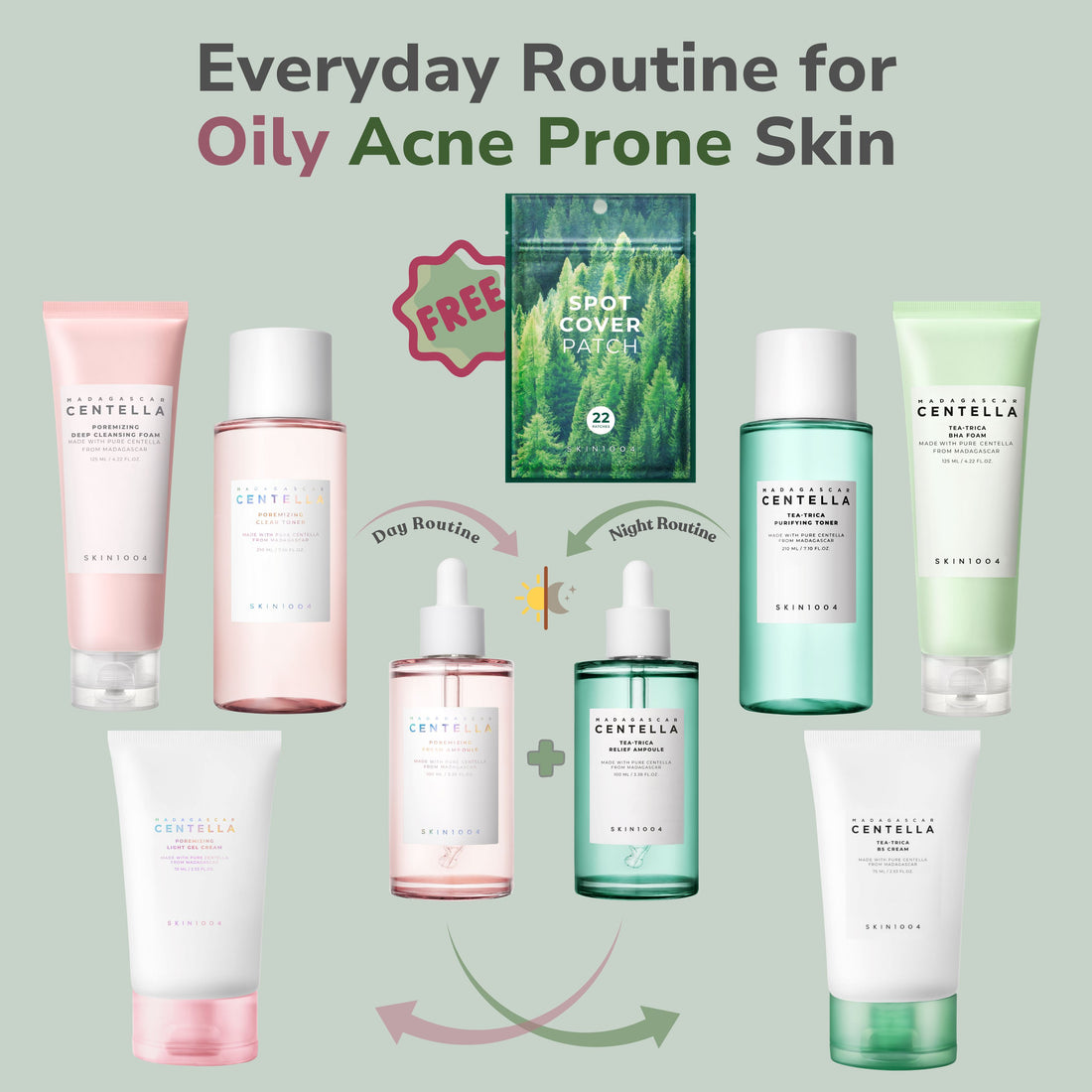 SKIN1004 Everyday Routine for Oily Acne Prone Skin Skin Care SKIN1004 ORION XO Sri Lanka