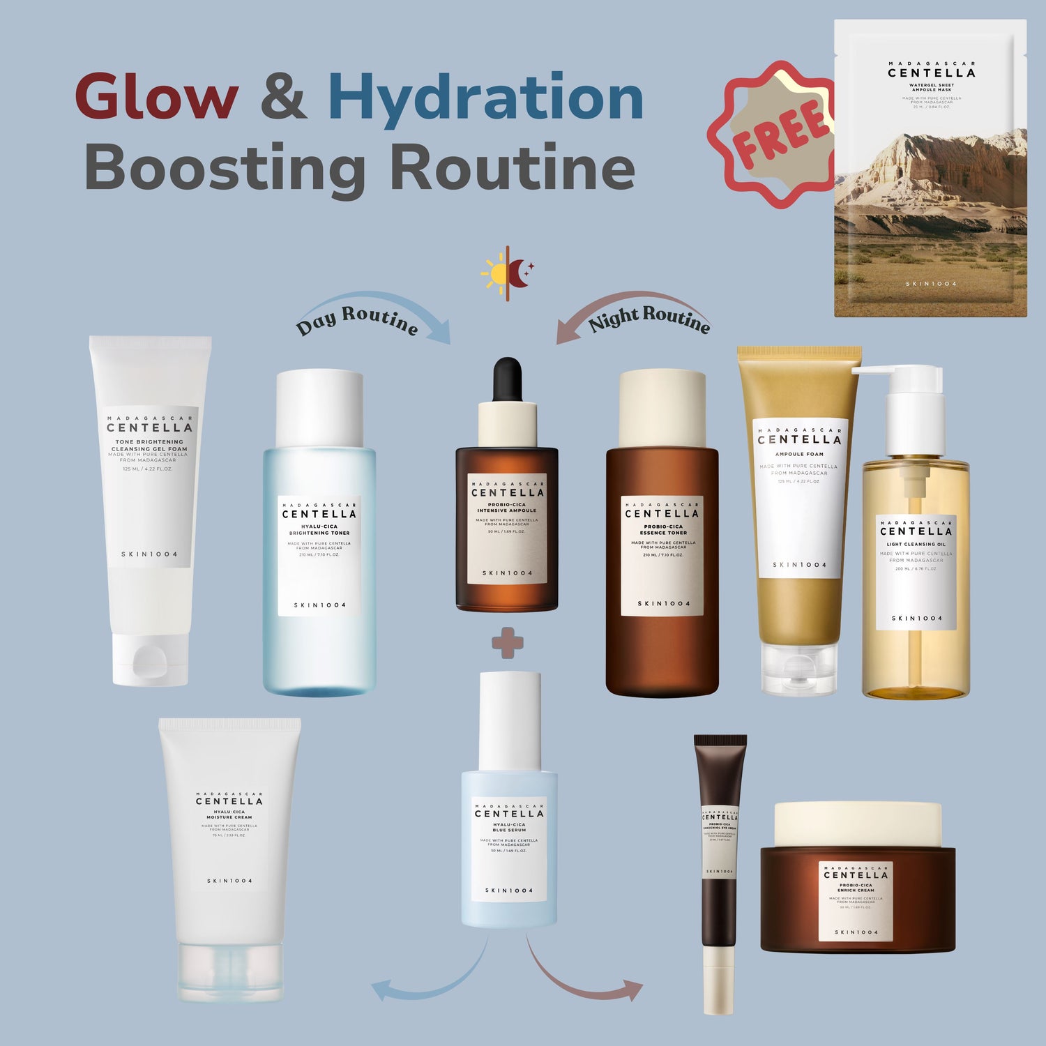 SKIN1004 Glow &amp; Hydration Boosting Routine - ORION XO Exclusive