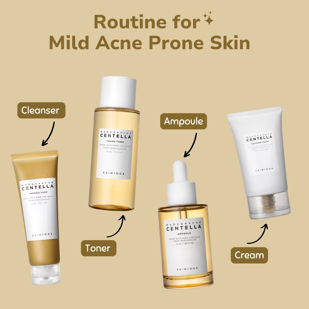 SKIN1004 Routine for Mild Acne Prone Skin - ORION XO Exclusive