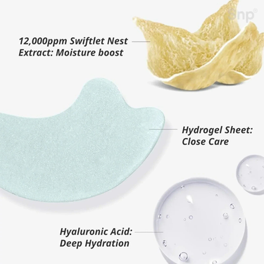 SNP Bird's Nest Moisturizing Eye Patch (60 Patches) SNP Skin Care