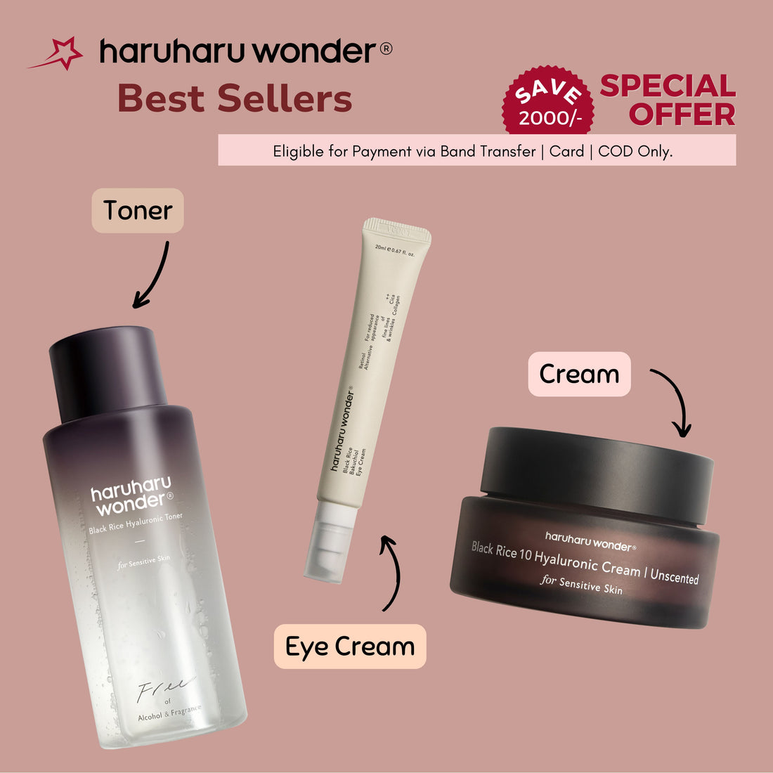 [Special Offer] 💥 Haruharu WONDER Best Sellers Skin Care HaruHaru Wonder ORION XO Sri Lanka