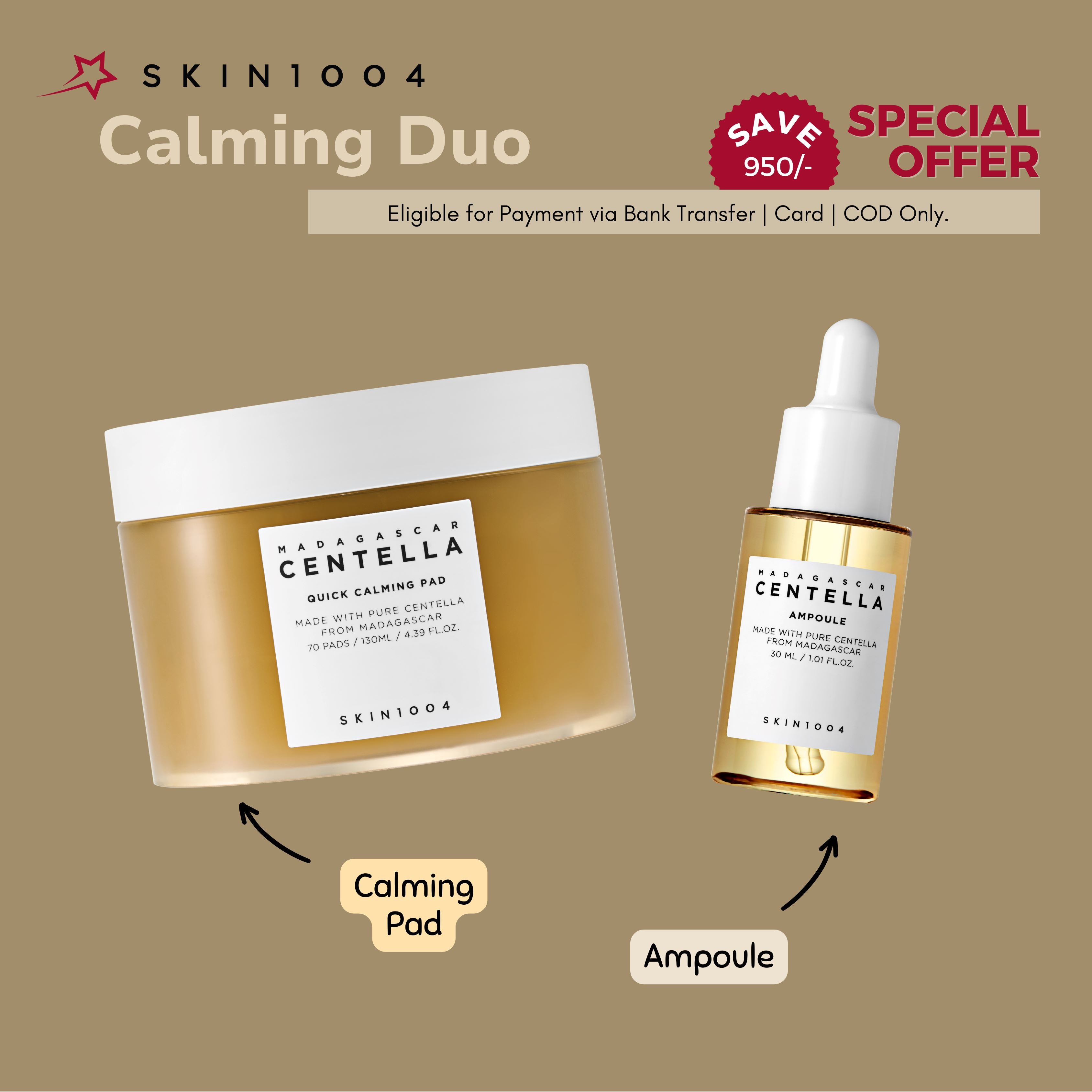 [Special Offer] 💥 SKIN1004 Calming Duo Skin Care SKIN1004 ORION XO Sri Lanka