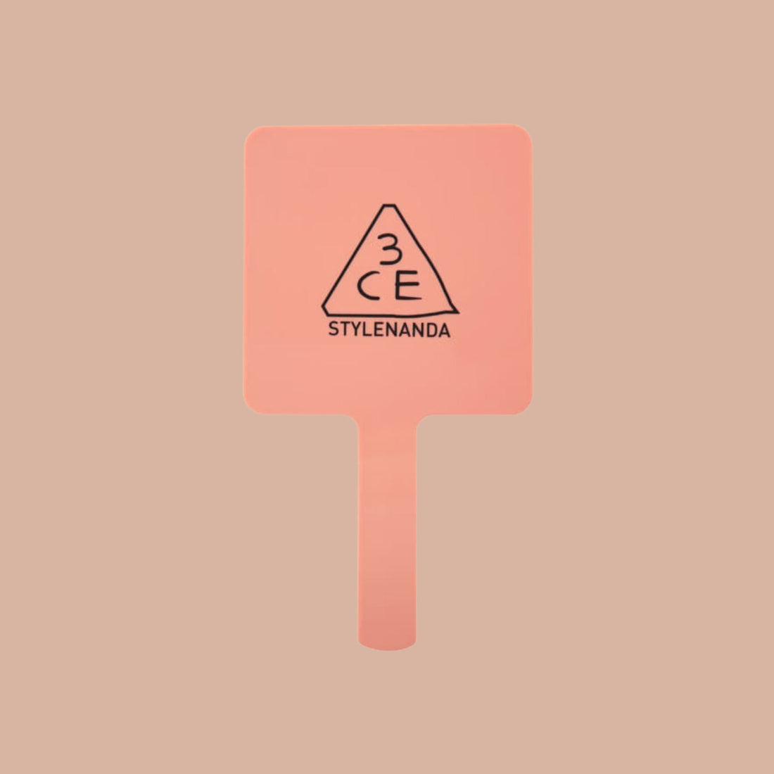 3CE Mood Recipe Square Hand Mirror Rose Beige - ORION XO Exclusive