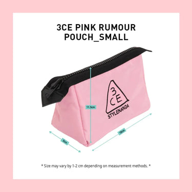 3CE Small Pouch Pink Rumour Small Size 3CE Self-Care