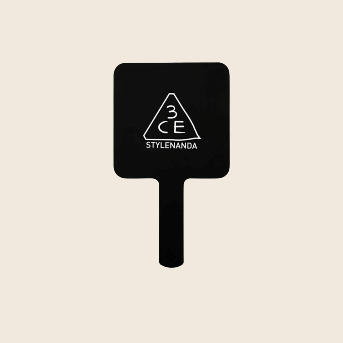 3CE Square Mini Hand Mirror Black - ORION XO Exclusive