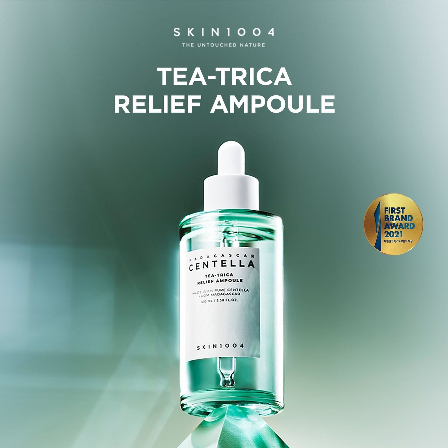 SKIN1004 Madagascar Centella Tea-Trica Relief Ampoule 100ml - ORION XO Exclusive