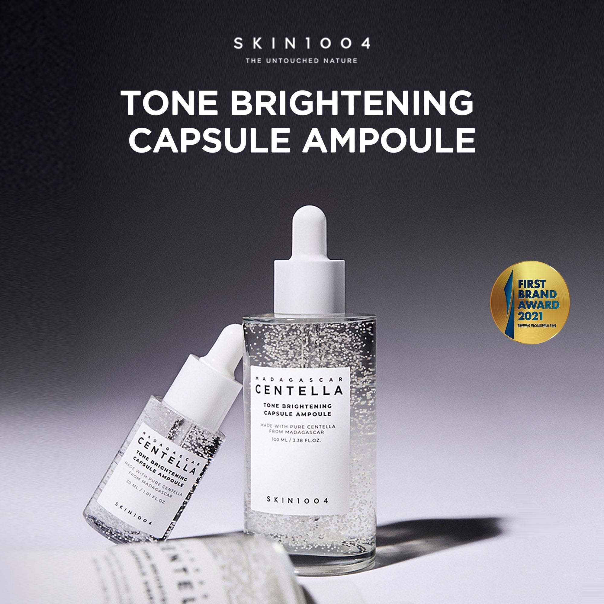 SKIN1004 Madagascar Centella Tone Brightening Capsule Ampoule 100ml - ORION XO Exclusive