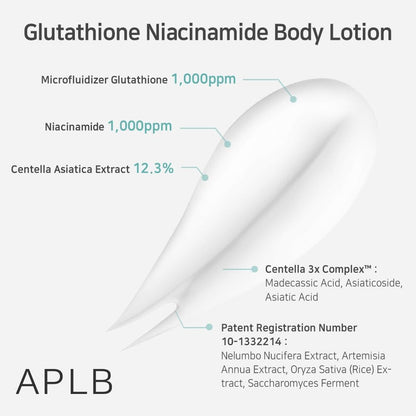 APLB Glutathione Niacinamide Body Lotion 300ml Body &amp; Fragrance APLB ORION XO Sri Lanka