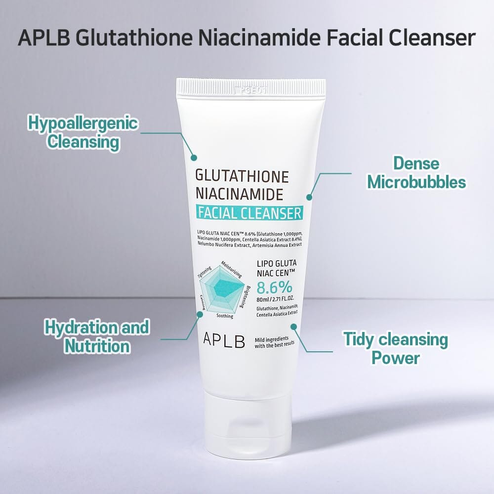 APLB Glutathione Niacinamide Facial Cleanser 80ml Body &amp; Fragrance APLB ORION XO Sri Lanka