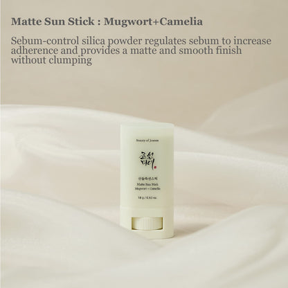 Beauty of Joseon Matte Sun Stick : Mugwort+Camelia (SPF 50+ PA++++) 18g Skin Care Beauty of Joseon ORION XO Sri Lanka