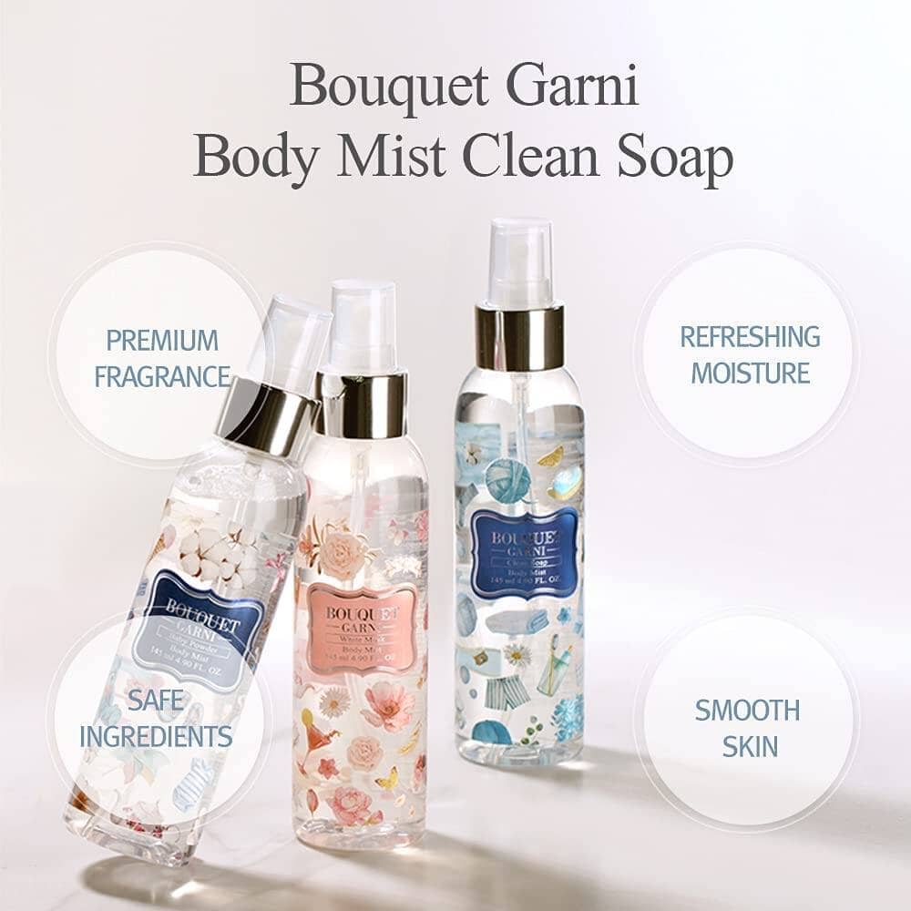 BOUQUET GARNI Body Mist - Clean Soap 145ml Skin Care BOUQUET GARNI ORION XO Sri Lanka