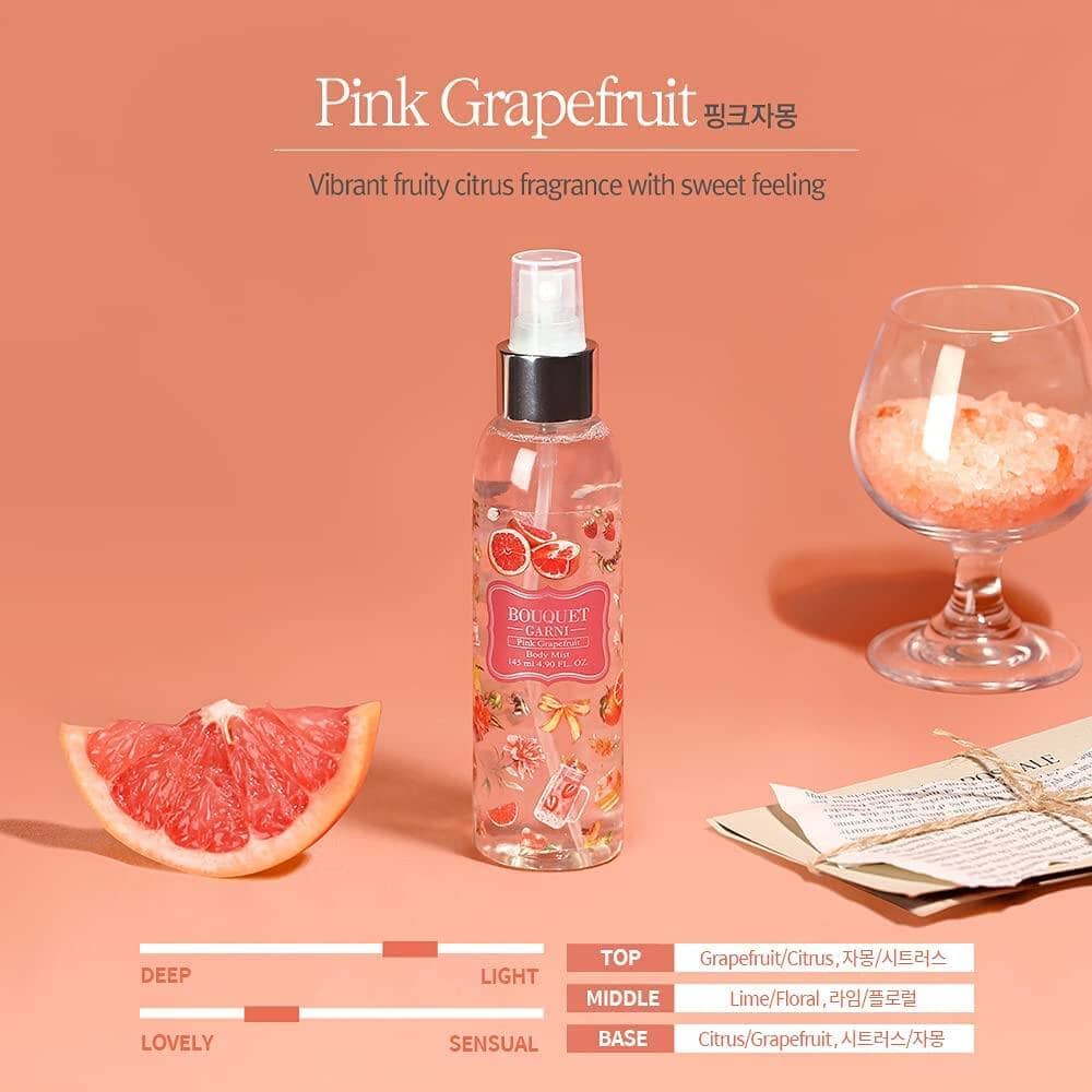 BOUQUET GARNI Body Mist - Pink Grapefruit 145ml Skin Care BOUQUET GARNI ORION XO Sri Lanka