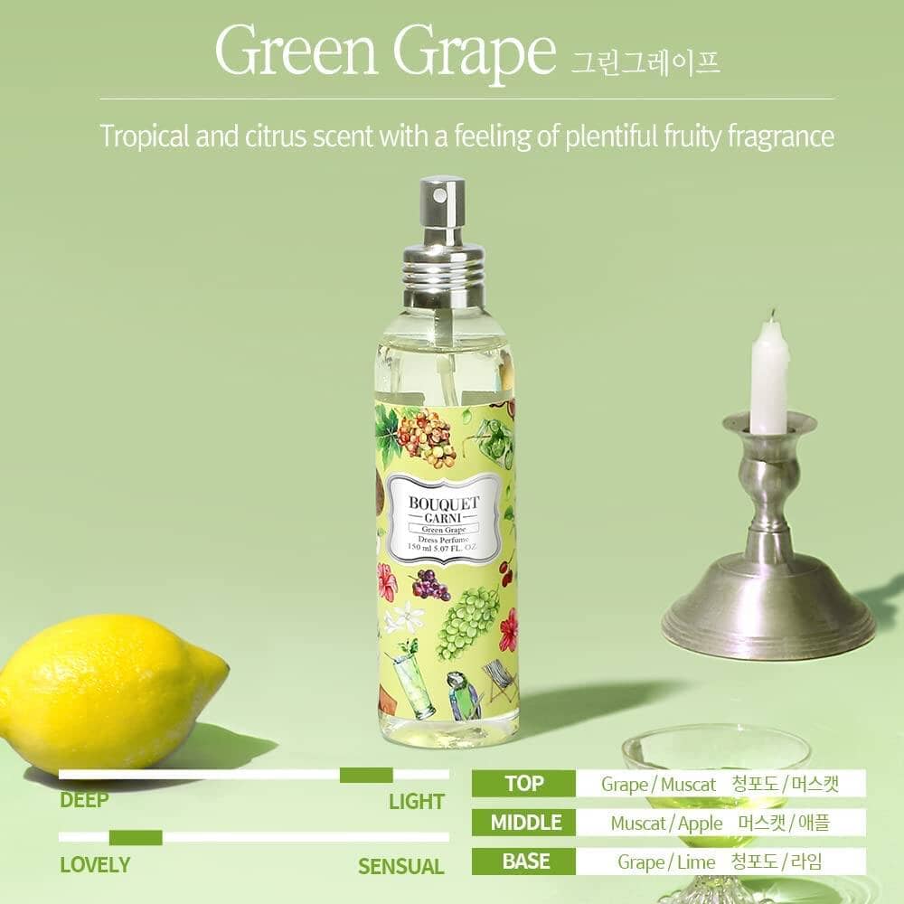 BOUQUET GARNI Dress Perfume - Green Grape 150ml Skin Care BOUQUET GARNI ORION XO Sri Lanka