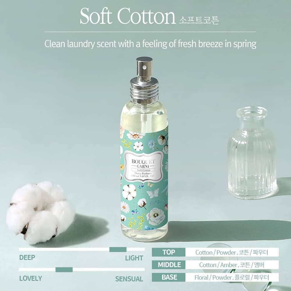 BOUQUET GARNI Dress Perfume - Soft Cotton 150ml Skin Care BOUQUET GARNI ORION XO Sri Lanka