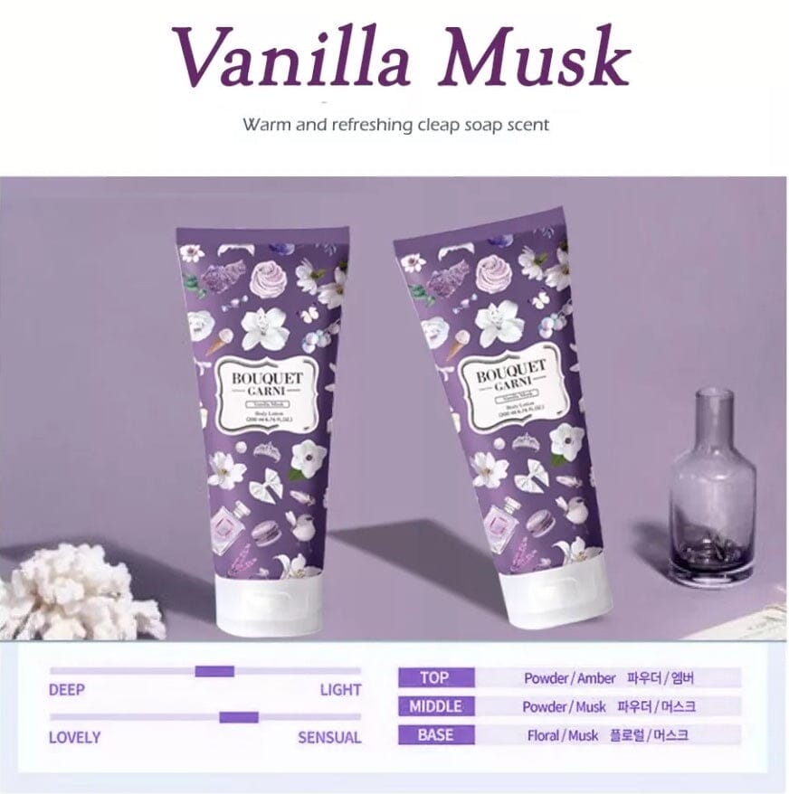 BOUQUET GARNI Fragranced Body Lotion - Vanilla Musk 200ml Skin Care BOUQUET GARNI ORION XO Sri Lanka