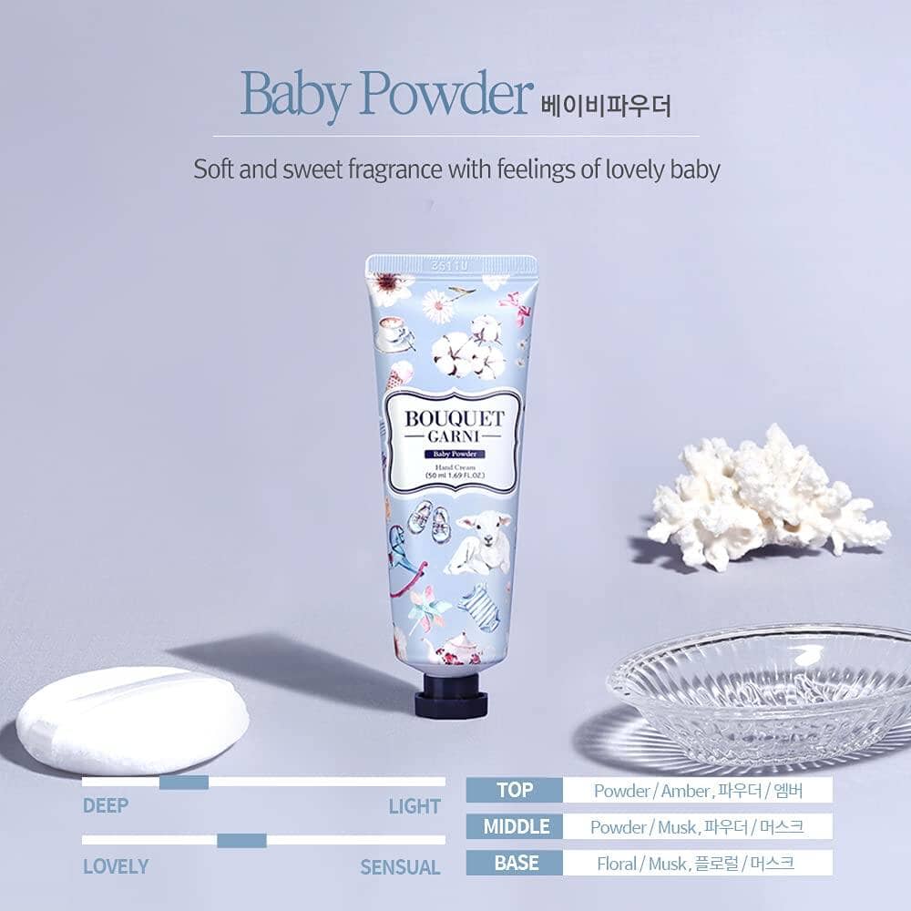 BOUQUET GARNI Fragranced Hand Cream - Baby Powder 50ml Skin Care BOUQUET GARNI ORION XO Sri Lanka
