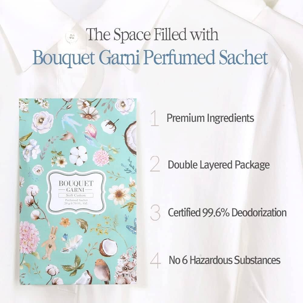 BOUQUET GARNI Perfumed Sachet - Soft Cotton (20g x 2) Lifestyle BOUQUET GARNI ORION XO Sri Lanka