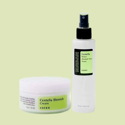 COSRX Centella Water Alcohol-Free Toner and COSRX Centella Blemish Cream Set 150ml Skin Care COSRX ORION XO Sri Lanka