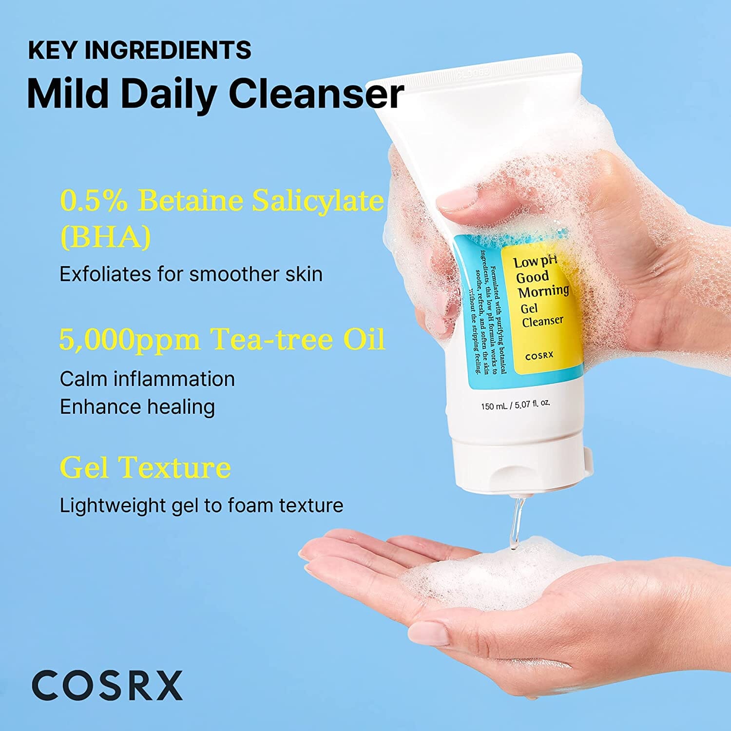COSRX Low pH Good Morning Gel Cleanser 20ml Skin Care COSRX ORION XO Sri Lanka