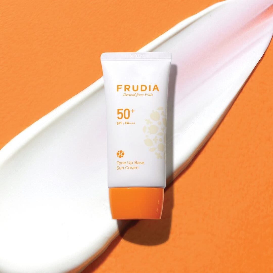 FRUDIA Tone Up Base Sun Cream SPF 50+ PA+++ 50g ( 2x ) Duo Pack Skin Care FRUDIA ORION XO Sri Lanka