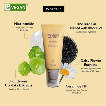 Haruharu WONDER Black Rice Moisture Airyfit Daily Sunscreen SPF50+ PA++++ 50ml HaruHaru Wonder Skin Care