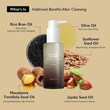 Haruharu WONDER Black Rice Moisture Deep Cleansing Oil 150ml HaruHaru Wonder Skin Care