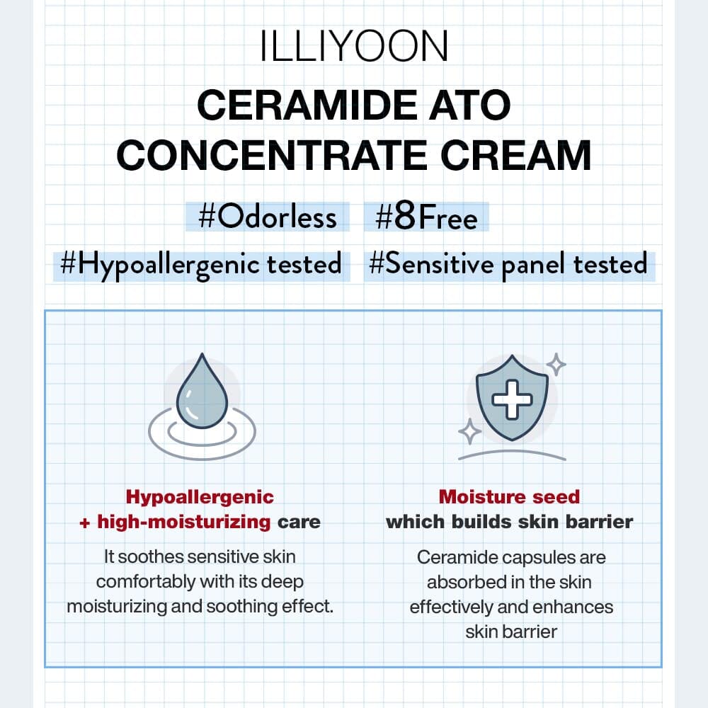 ILLIYOON Ceramide Ato Concentrate Cream Mini 100ml Skin Care ILLIYOON ORION XO Sri Lanka