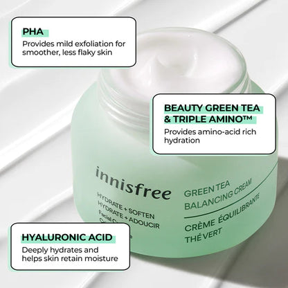 Innisfree Green Tea Balancing Cream EX 50ml Skin Care Innisfree ORION XO Sri Lanka
