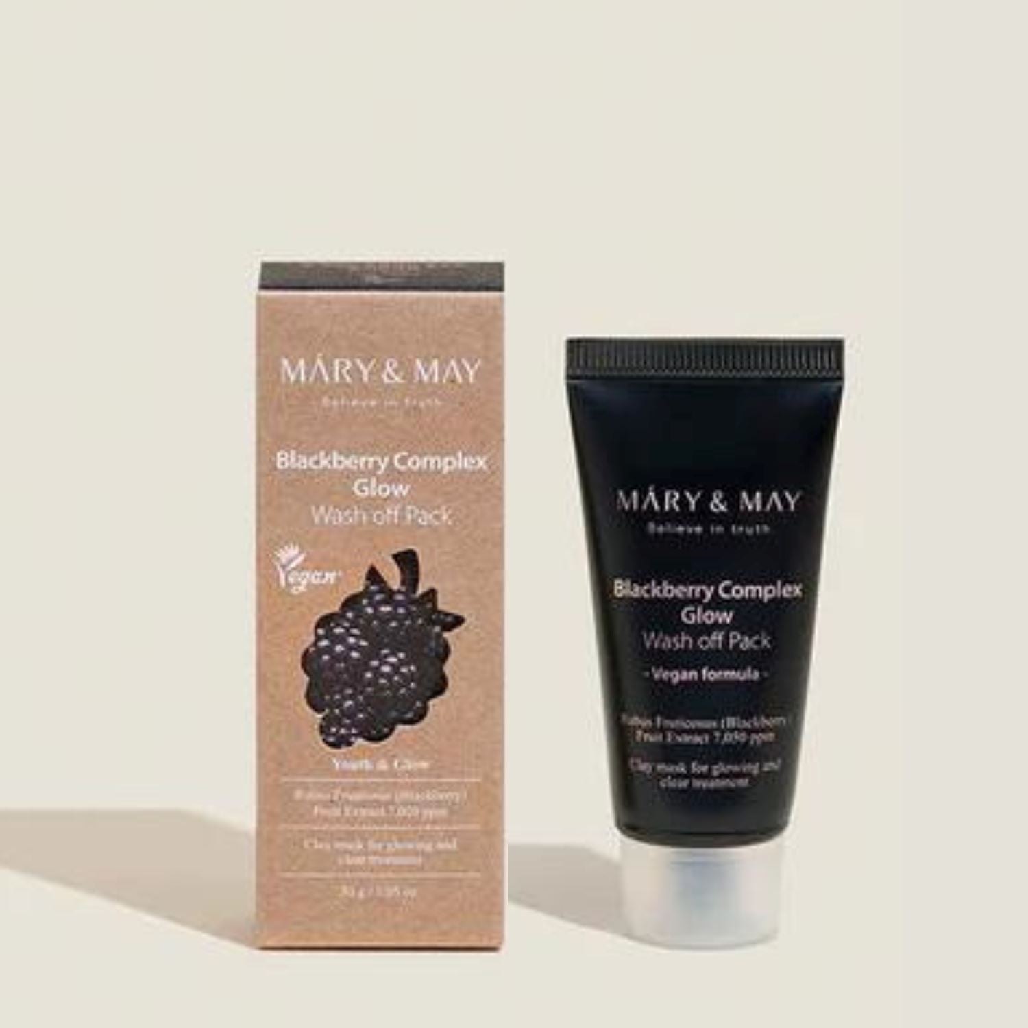 Mary&amp;May Blackberry Complex Glow Wash Off Pack 125g Skin Care Mary&amp;May ORION XO Sri Lanka