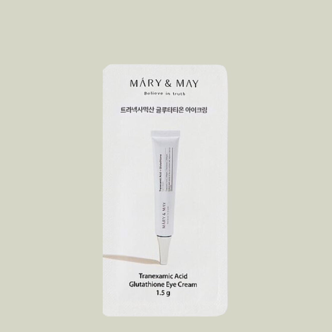 Mary&amp;May (Mini) Tranexamic Acid + Glutathione Eye Cream ( Sample Pouch ) 1.5ml Skin Care Mary&amp;May ORION XO Sri Lanka
