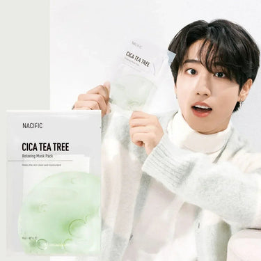 NACIFIC Cica Tea Tree Relaxing Mask (1ea) Nacific Skin Care