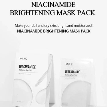 NACIFIC Niacinamide Brightening Mask (1ea) Nacific Skin Care