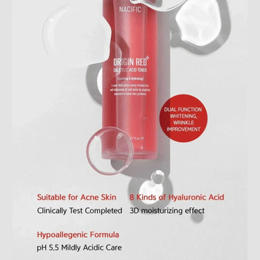 NACIFIC Origin Red Salicylic Acid Toner 150ml Nacific Skin Care