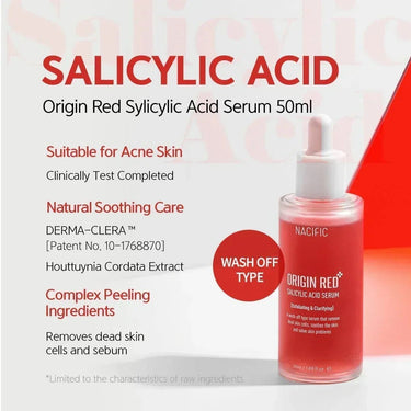 NACIFIC Origin Red Salicylic Acid (Wash-Off) Serum 50ml Nacific Skin Care