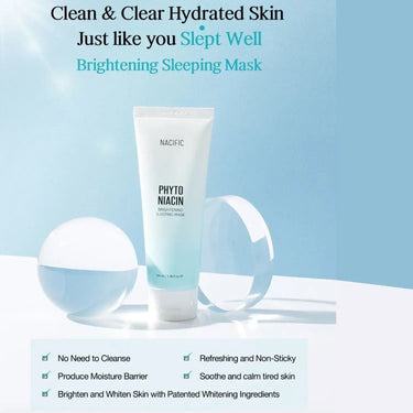 NACIFIC Phyto Niacin Brightening Sleeping Mask 100ml (5% Niacinamide) Nacific Skin Care