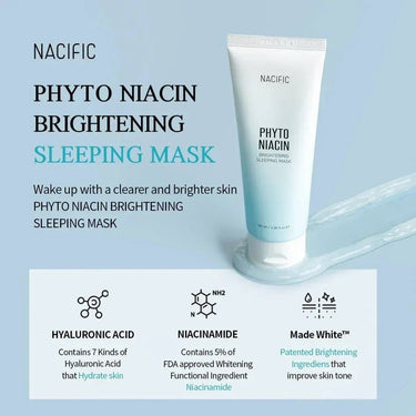 NACIFIC Phyto Niacin Brightening Sleeping Mask 100ml (5% Niacinamide) Nacific Skin Care