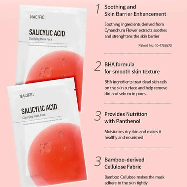 NACIFIC Salicylic Acid Clarifying Mask (1ea) Nacific Skin Care