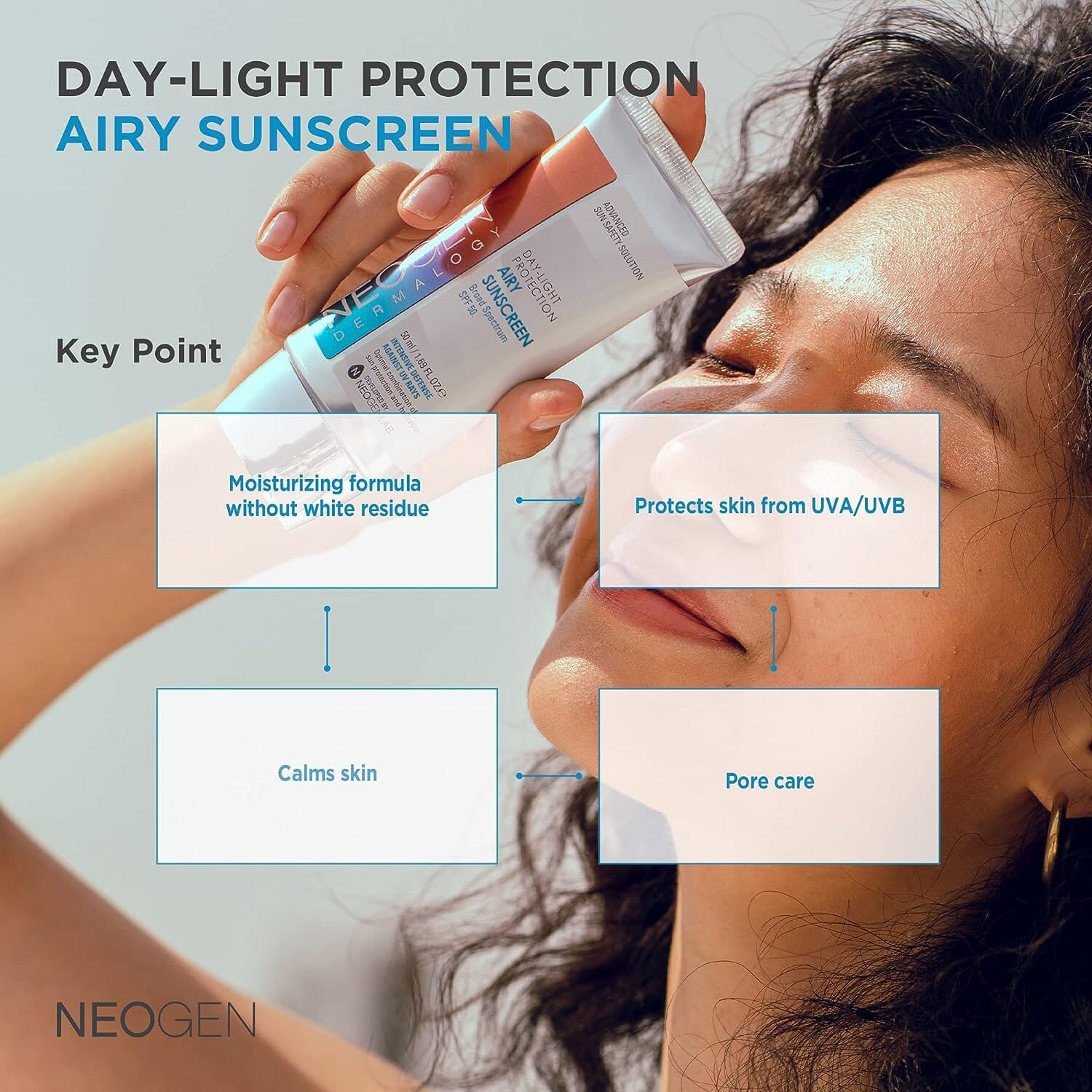 NEOGEN Dermalogy Day-Light Protection Airy Sunscreen SPF50+ 50ml Skin Care NEOGEN ORION XO Sri Lanka