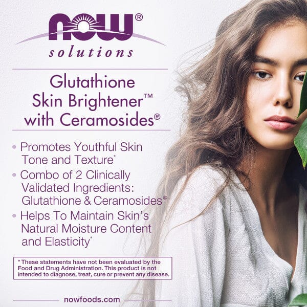 NOW Supplements, Glutathione Skin Brightener with Ceramosides®, Moisturizing and Illuminating, 30 Veg Capsules Vitamins &amp; Supplements NOW ORION XO Sri Lanka