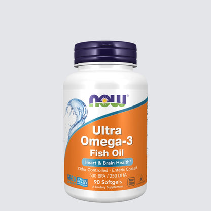 NOW Supplements, Ultra Omega-3 Molecularly Distilled and Enteric Coated, 90 Softgels Vitamins &amp; Supplements NOW ORION XO Sri Lanka