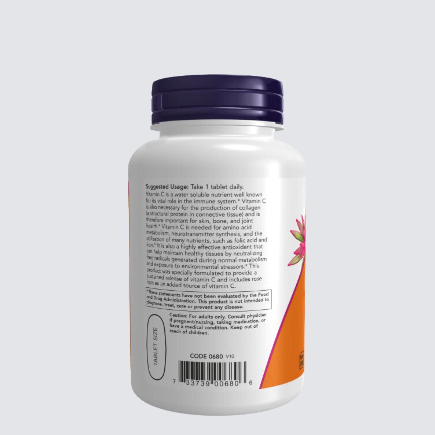 NOW Supplements, Vitamin C-1,000 with Rose Hips, Sustained Release, Antioxidant Protection, 100 Tablets Vitamins &amp; Supplements NOW ORION XO Sri Lanka