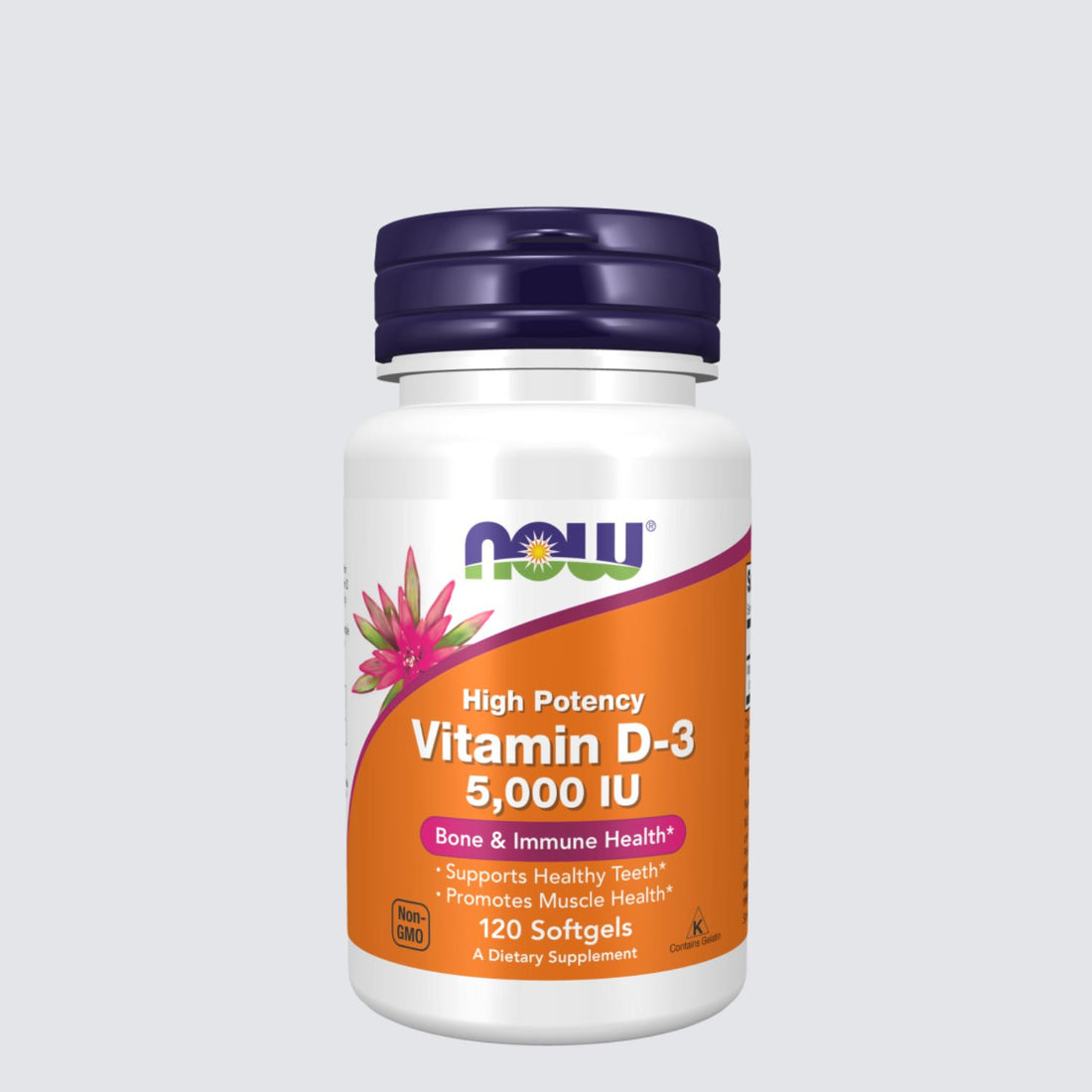 NOW Supplements, Vitamin D-3 5,000 IU, High Potency, Structural Support, 120 Softgels Vitamins &amp; Supplements NOW ORION XO Sri Lanka