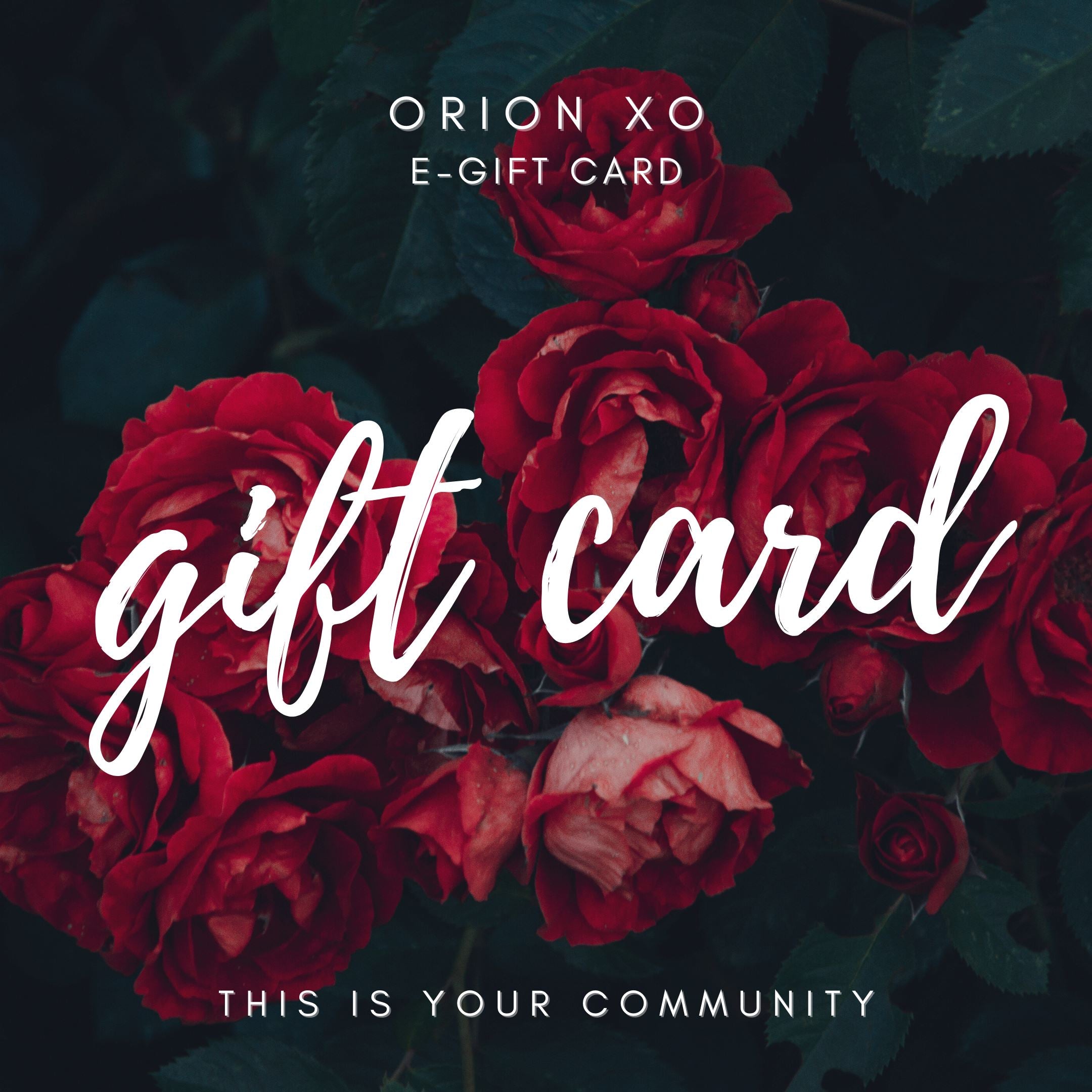 ORION XO E-GIFT CARD ORION XO ORION XO Sri Lanka