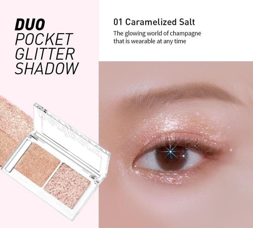 Peripera Duo Pocket Glitter Shadow 