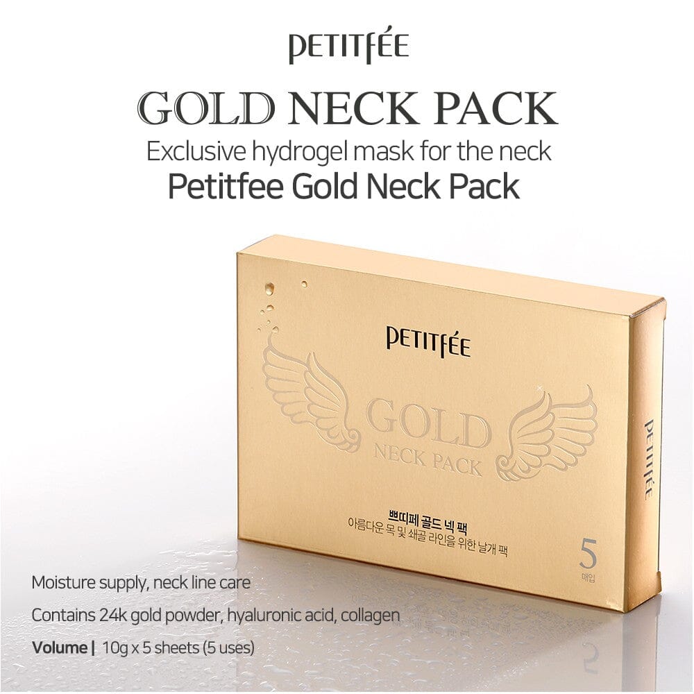 Petitfee Gold Neck Pack Sheet 5pcs Body &amp; Fragrance Petitfee ORION XO Sri Lanka