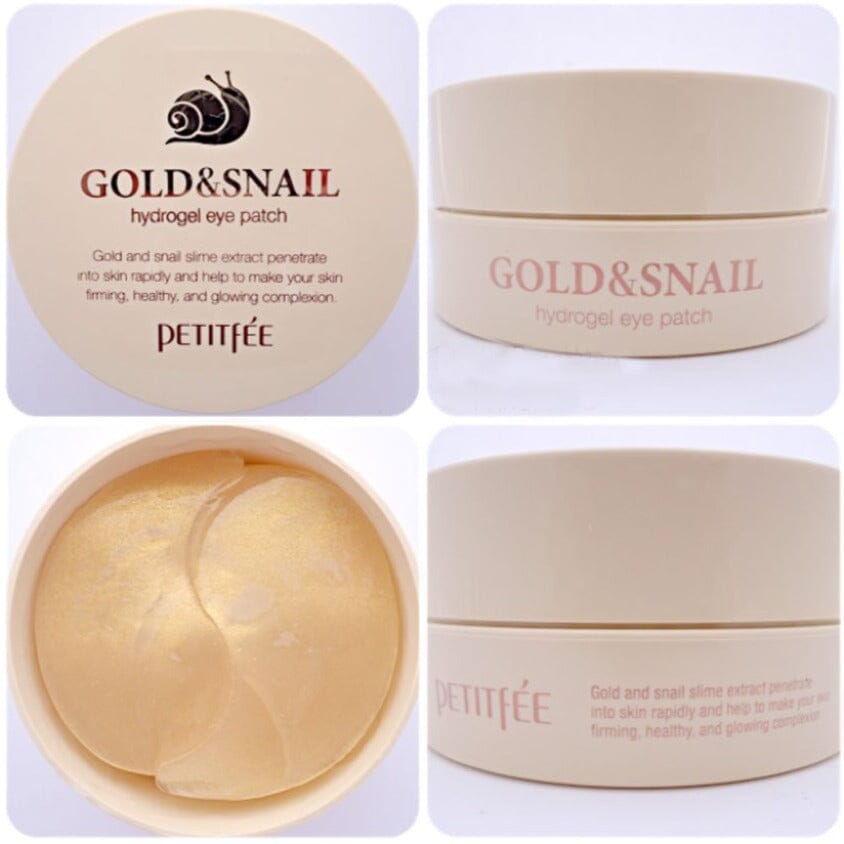 Petitfee Gold &amp; Snail Hydrogel Eye Patch 60pcs Skin Care Petitfee ORION XO Sri Lanka